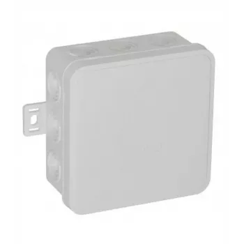 Caixa de derivação saliente VIPLAST V6 Click, 12 entradas de cabo, vazia, branco, IP54, 85x85x41mm, 036-01