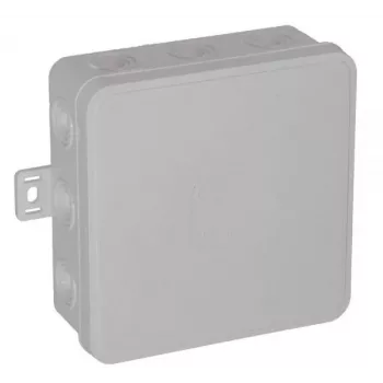 Caixa de derivação de superfície VIPLAST V7 Klik, vazia, 12 entradas de cabo, branca, IP54, 100x100x41 mm