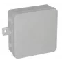 Caixa de derivação de superfície VIPLAST V7 Klik, vazia, 12 entradas de cabo, branca, IP54, 100x100x41 mm