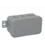 VIPLAST V8 Klik Caixa de derivação de superfície, vazia, 8 entradas de cabo, cinzenta, IP54, 80x45x41mm, 038-03