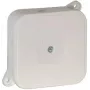 VIPLAST VP-2 Caixa de derivação de montagem à superfície vazia 4 entradas IP44 branco 85x85x35mm 027-01