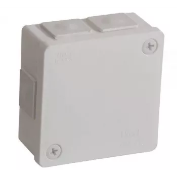 VIPLAST VP-22 Caixa de derivação de sobrepor 6 entradas IP55 branca 86x86x40mm