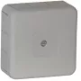 Caixa de derivação saliente VIPLAST VP-31, 12 aberturas de passagem, cinzento, IP55, 85x85x37mm