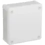 VIPLAST VP-51 Caixa vazia de montagem à superfície, 12 entradas de cabo, branco, IP55, 118x118x46 mm