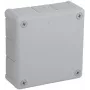 VIPLAST VP-51 Caixa de derivação de superfície, 12 entradas, cinzento, IP55, 118x118x46 mm