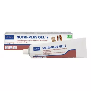 Virbac Nutri-Plus Gel 120g+C suplemento alimentar de alta energia para cães e gatos