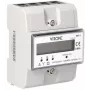 Contador de energia trifásico Virone EM-3, 80A, 3 módulos, calha DIN TH-35mm