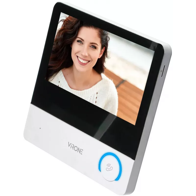 Virone VDP-67 Videoporteiro FullHD 1080p, Monitor LCD a Cores de 7 Polegadas, Leitor RFID, Tuya Smart Wi-Fi