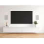 Par de altifalantes de parede Vivolink 60W 2 vias woofer 6,5 polegadas tweeter de cúpula de seda branco (VLSPIW60W)
