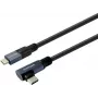 Cabo angular USB-C para USB-C Vivolink PROUSBCMM10A 1m 10Gbps 100W 4K
