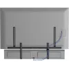 Vivolink Prateleira universal flexível para montagem em TV VLMSBSHELF – prateleira em aço para barras de som e dispositivos multimédia, carga de 6 kg, fixação sem ferramentas, preta