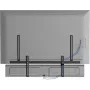 Vivolink Prateleira universal flexível para montagem em TV VLMSBSHELF – prateleira em aço para barras de som e dispositivos multimédia, carga de 6 kg, fixação sem ferramentas, preta