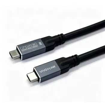 VIVOLINK Cabo USB-C para USB-C 0,5 m, Enterprise-Tested (PROUSB4MM0.5)
