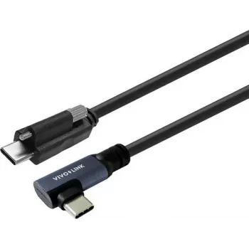 Vivolink Cabo USB-C para USB-C, Angular, para Uso Profissional (PROUSBCMMS8A)