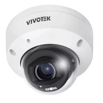 Câmara IP dome exterior VIVOTEK FD9380-HTV-V2 5MP com objetiva motorizada, IR, WDR Pro, IP66, IK10, PoE
