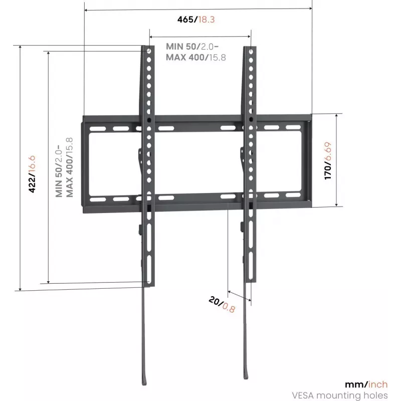 Suporte fixo Vogels UP 4003 M