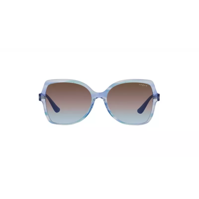 Óculos de sol de olho de gato VOGUE VO5488S306048 para mulher Havana castanho degradê 56mm