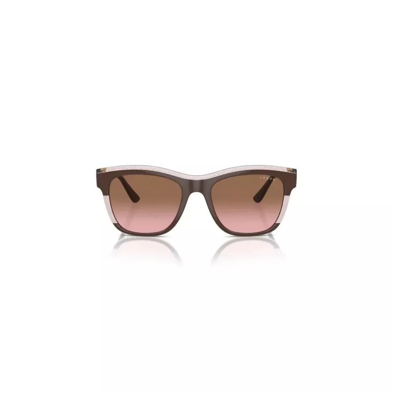 Óculos de sol de mulher VOGUE VO5557S313614 - armação cinzenta transparente, lentes cinzentas escuras, 54 mm