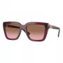 VOGUE VO5575SB29891 Óculos de sol de mulher retangulares Havana castanho gradiente 55 mm