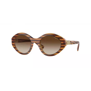 Óculos de sol de mulher cat-eye VOGUE VO5576SB15081 Havana castanho degradê