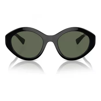VOGUE VO5576SBW4471 Óculos de sol de mulher Butterfly - Armação de propionato Havana, lente degradê castanha, 52mm