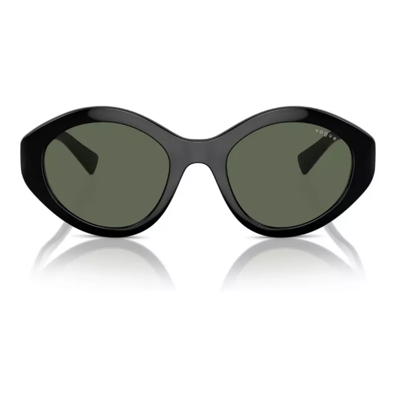 VOGUE VO5576SBW4471 Óculos de sol de mulher Butterfly - Armação de propionato Havana, lente degradê castanha, 52mm