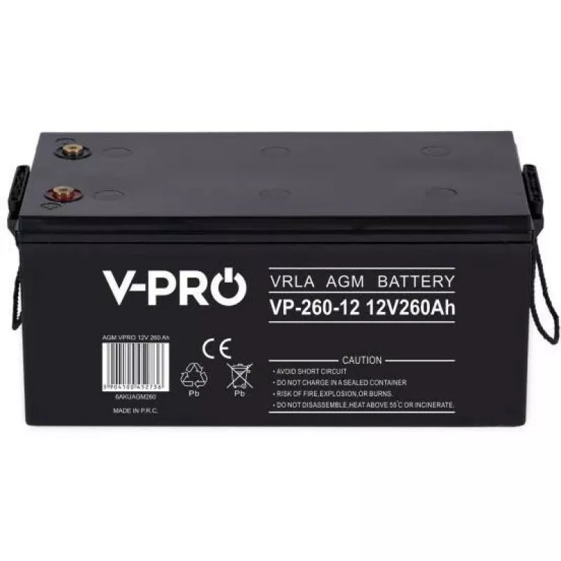 Bateria VOLT POLSKA AGM VPRO 12V 260Ah