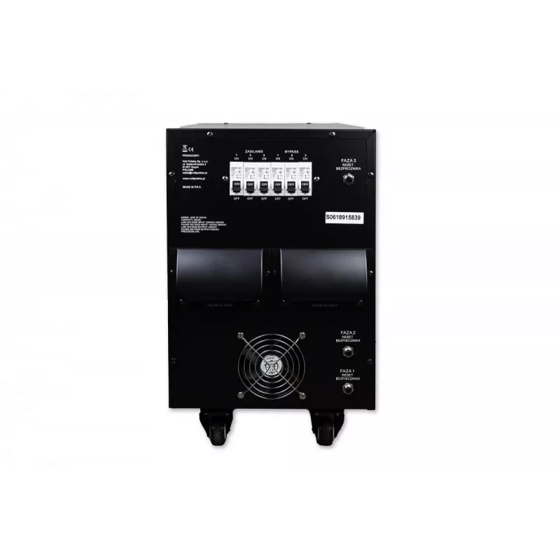 Estabilizador de tensão trifásico VOLT POLSKA AVR PRO 25000VA automático precisão 3% servomotor