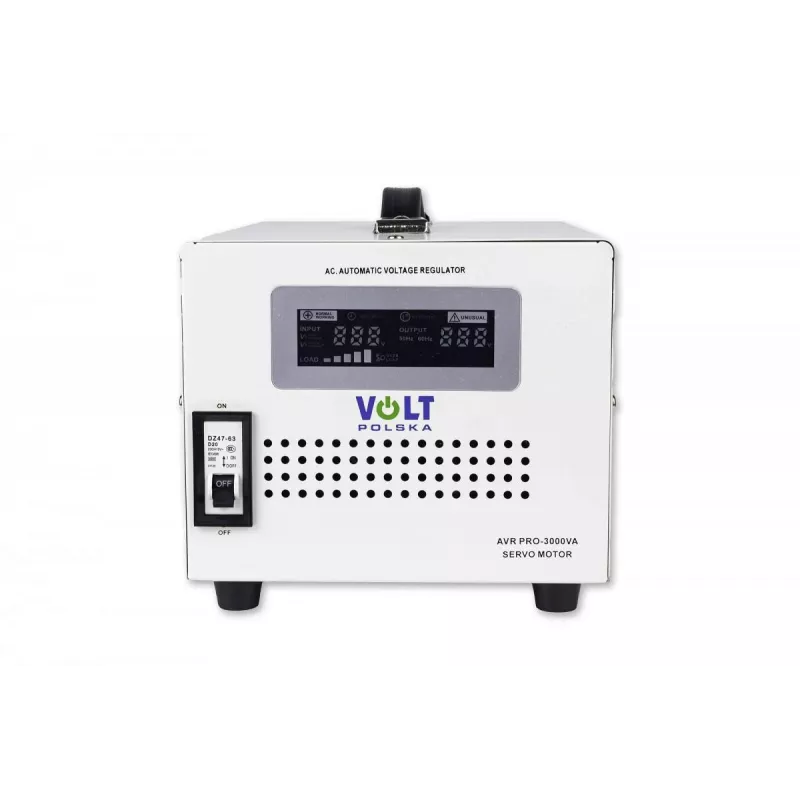 Volt Polska AVR PRO 3000VA estabilizador de tensão 3%