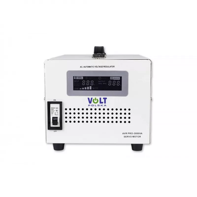Volt Polska AVR PRO 3000VA estabilizador de tensão 3%