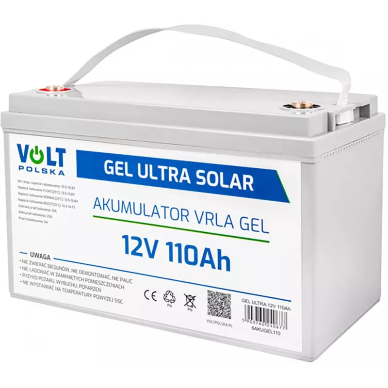VOLT POLSKA GEL VPRO bateria solar 12V 110Ah