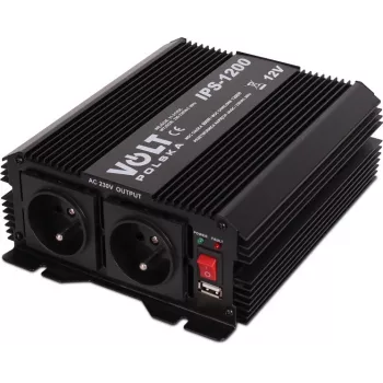 Inversor de potência VOLT POLSKA IPS-1200 12V 230V 800/1200W