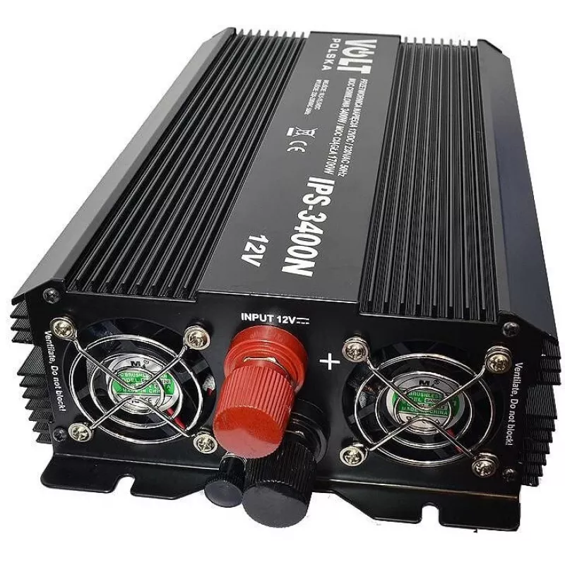 Inversor de onda sinusoidal pura VOLT POLSKA IPS 1700/3400 12V DC para 230V AC 1700W contínuos / 3400W de pico