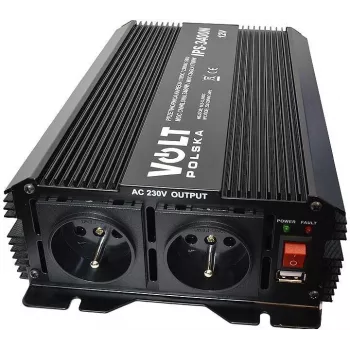 Inversor de onda sinusoidal pura VOLT POLSKA IPS 1700/3400 12V DC para 230V AC 1700W contínuos / 3400W de pico