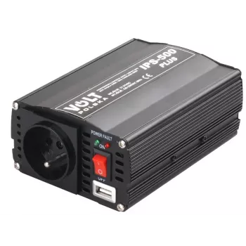 Inversor de potência VOLT POLSKA IPS-500 PLUS 24V / 230V 350/500 W