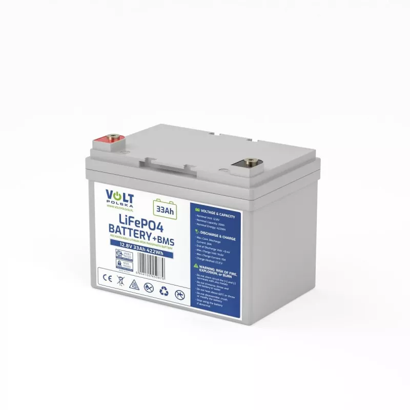 Bateria VOLT POLSKA LiFePO4 12,8V 33Ah 30A