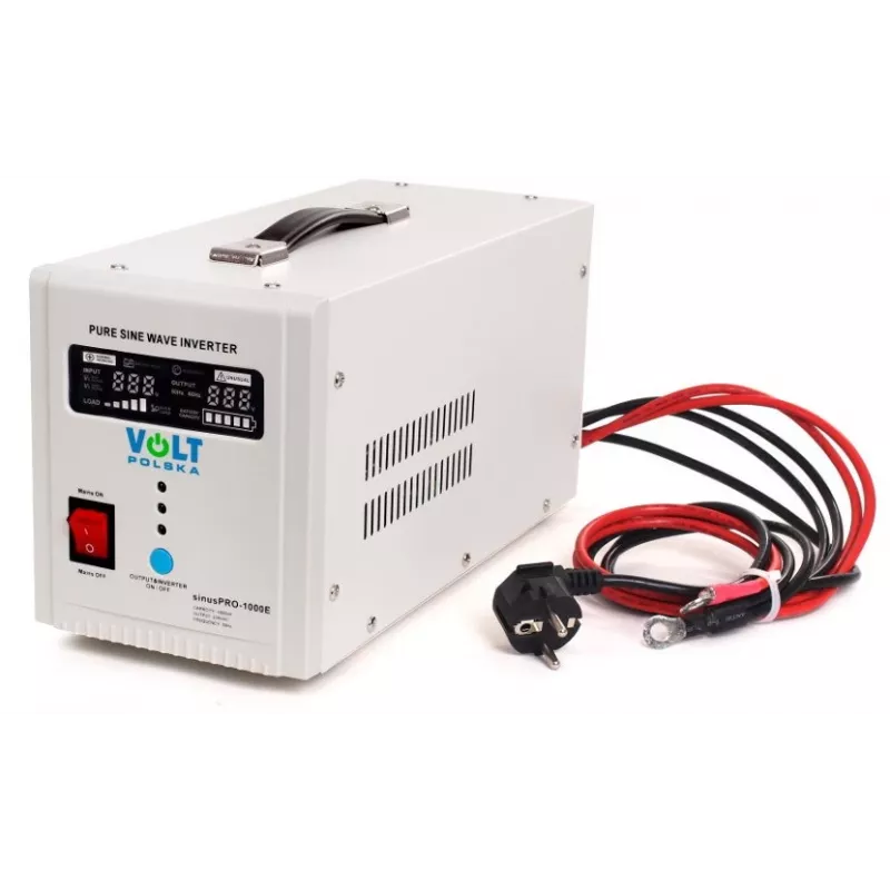 Inversor de corrente VOLT POLSKA SINUSPRO-1000E 12V 700/1000W