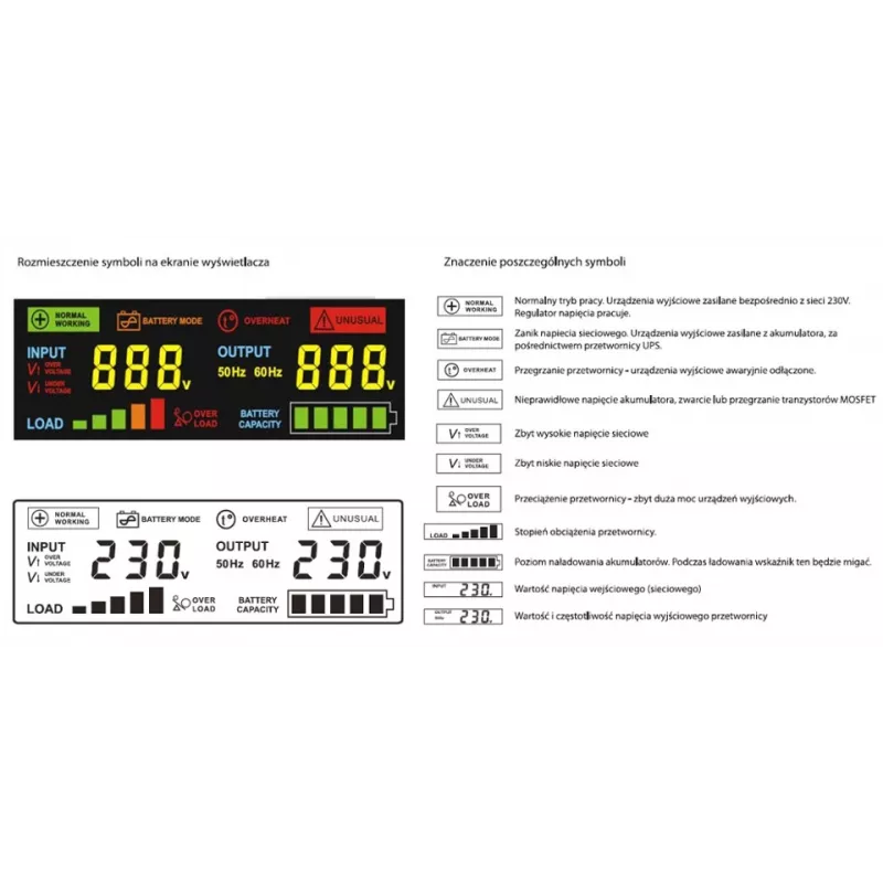Volt Polska SinusPRO-3000E 48V inversor de onda sinusoidal pura 2100W/3000W