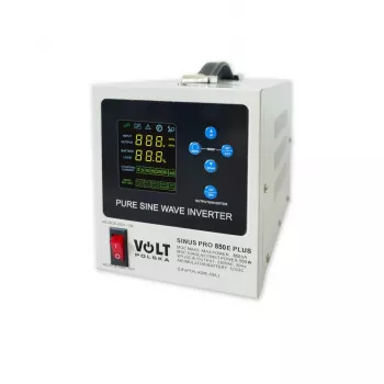 VOLT POLSKA SINUSPRO 850E PLUS 2/230V (500/850W) inversor carregador UPS para baterias AGM, GEL, LiFePO4