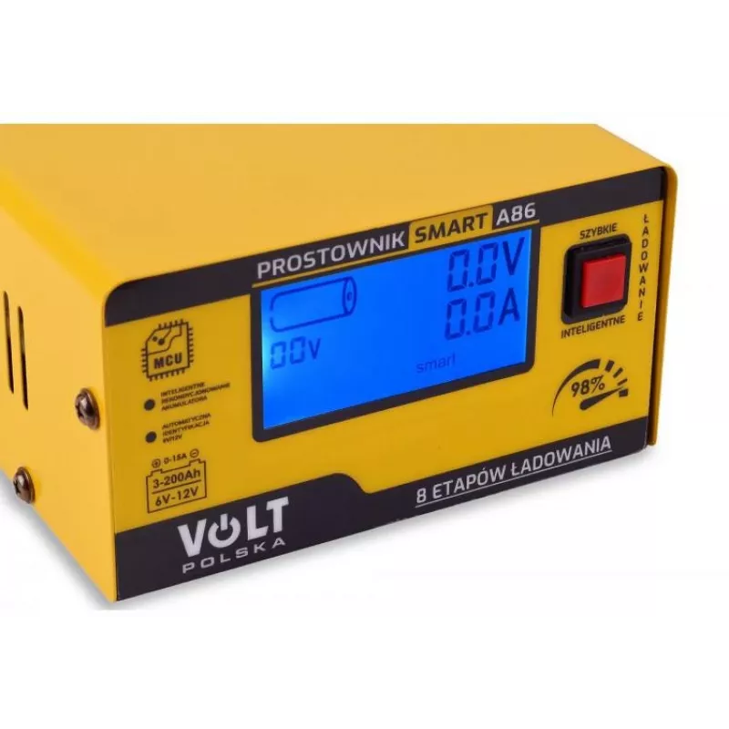 VOLT POLSKA carregador de bateria Smart Volt 6V/12V 15A - modelo 29459
