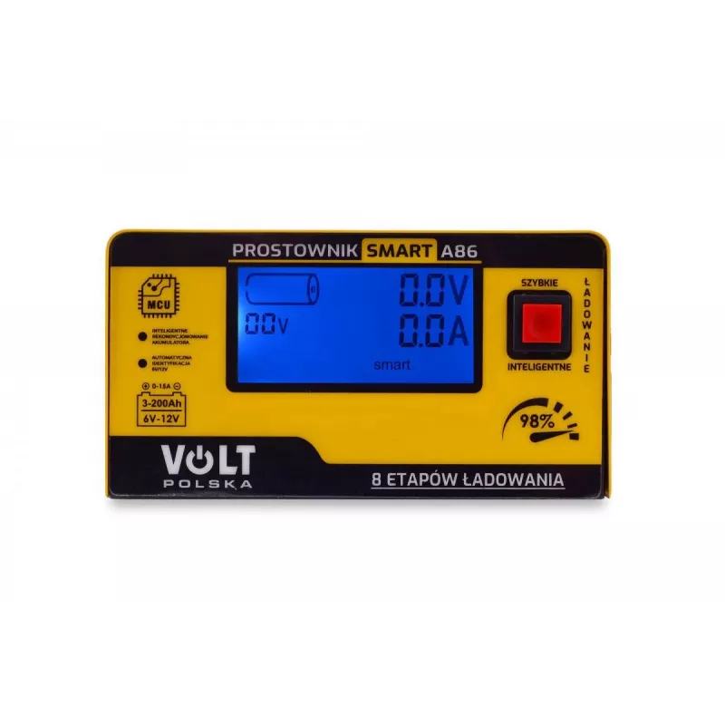 VOLT POLSKA carregador de bateria Smart Volt 6V/12V 15A - modelo 29459
