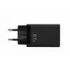 Carregador de parede Voltage GaN 67W, PD 3.0 / QC 3.0, 2x USB-C e 1x USB-A, ficha EU, preto