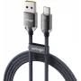VOLTAGE PureCrystal Cabo USB-A para USB-C 66W 1m preto