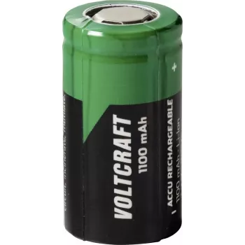 Bateria Li-Ion 18350 Flat-Top VOLTCRAFT 3,7 V 1100 mAh (VC-17666005)