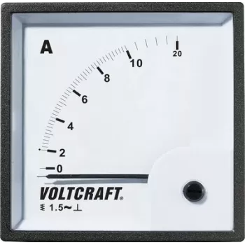 VOLTCRAFT AM-72X72/10A Amperímetro analógico de encastrar 10A AC ferro móvel