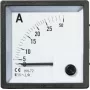 Instrumento de medição analógico de encastrar VOLTCRAFT AM-72X72/25A, ferro móvel, 0-25 A AC, 72x72 mm, classe 1.5