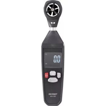 Voltcraft AN-80 anemómetro 0,3 a 30 m/s velocidade do vento temperatura do ar CFM