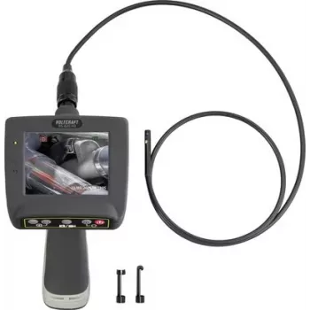 VOLTCRAFT BS-820 HD câmara de inspeção com sonda de 5,5 mm, cabo de 1 m, LCD de 4,3 polegadas, gravação Full HD