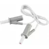 VOLTCRAFT cabo de medição de segurança altamente flexível [ficha de lâminas 4 mm - ficha de lâminas 4 mm] 0,75 m branco MSB-501 10 A (VC-8063515)