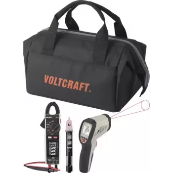 VOLTCRAFT Conjunto de instrumentos de medição HVAC VC-8013705 + VC-14465985 Pirómetro de infravermelhos e multímetro de pinça